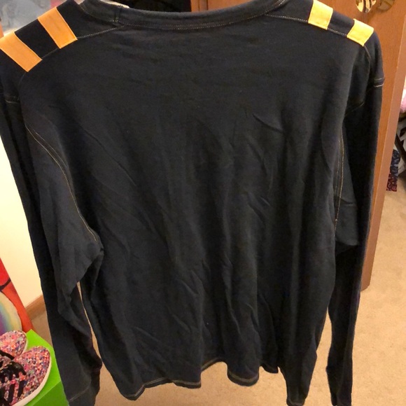 Notre Dame navy blue and gold long sleeve - Picture 2 of 2